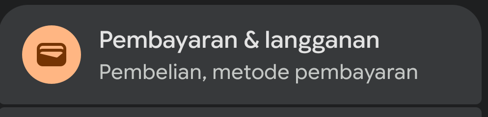 Pembayaran & Langganan